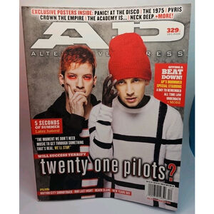 Alternative Press AP Magazine Twenty One Pilots Dec 2015 Issue 329 Rare Posters